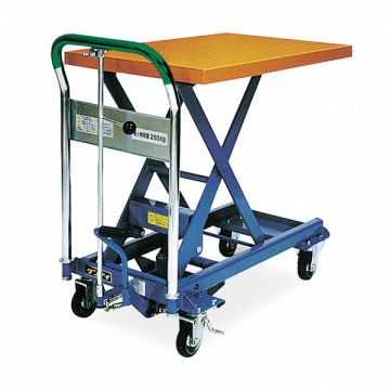 Scissor Lift Cart 550 lb Steel Fixed
