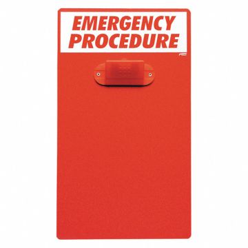 Emergency Procedure Clipboard