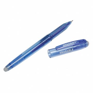 Gel Pens Plastic Barrel Blue Ink PK12