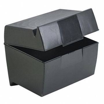 Index Card File Box For 5 x 8 Cards Blk