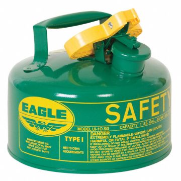 Type I Safety Can 1 gal Green 8In H