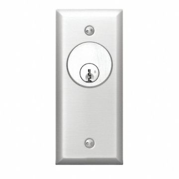 Key Switch 1-3/4 in W Momentary