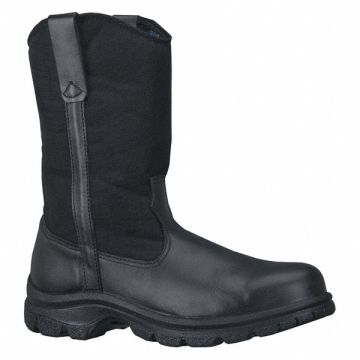Wellington Boot 7-1/2 M Black Steel PR