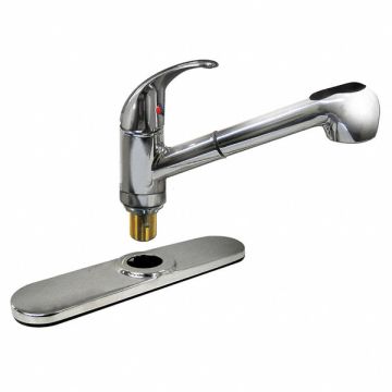 Low Arc Pull Out Chrome Dominion Faucets