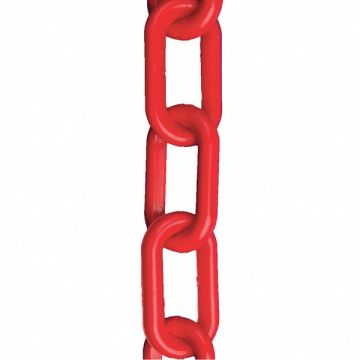 E1222 Plastic Chain 2 In x 100 ft Red