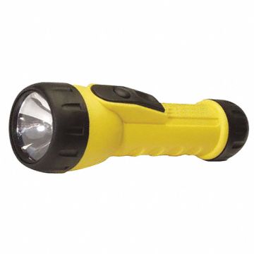Handheld Flashlight Plastic Yellow 35lm