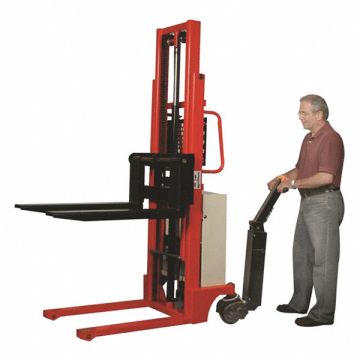 Power Drive and Lift Stacker Adj.Forks