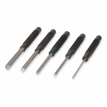 Drive Pin Punch Set 5 Pieces Steel