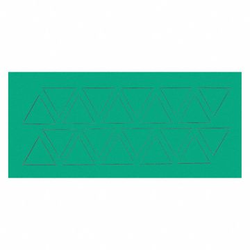 Magnetic Triangles 3/4 in W Green PK20