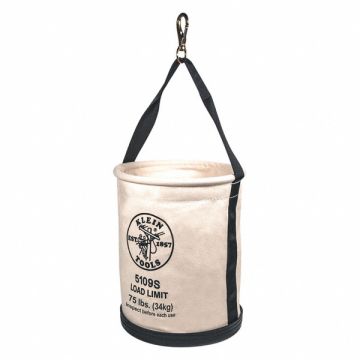 Bucket Bag Canvas Straight Wall OffWhite