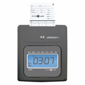 Auto Aligning Time Clock Mechanical LCD
