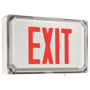 Exit Sign 3.1W LED Red/Wht 2S
