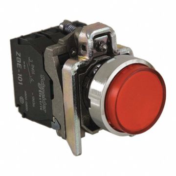 H6941 Illuminated Push Button 22mm Red