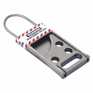 Lockout Hasp Silver 3-1/2 in L SS