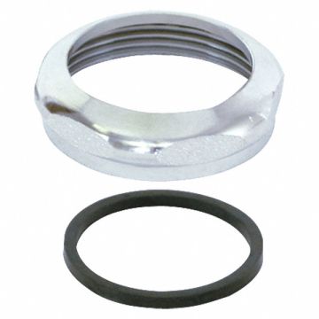 Slip-Nut Chrome Drain Slip Connection