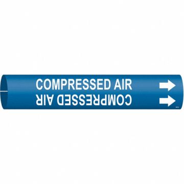 Pipe Mrkr Compressed Air 7/8in H 7/8in W