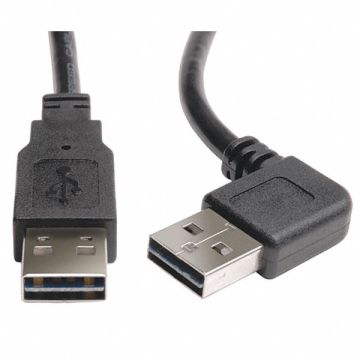 Reversible USB Cable Black 3 ft.