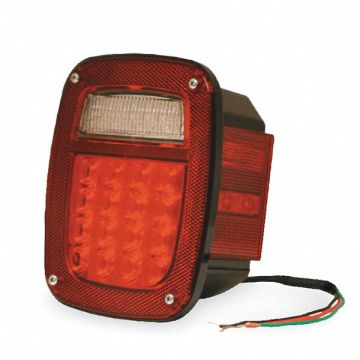 Box Lamp Square Red 5-3/4 L