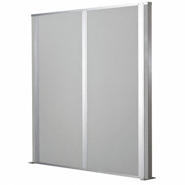 Partition Free-Standing Steel 10L x 8H