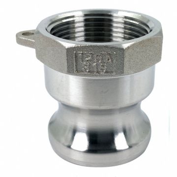 Cam and Groove Adapter 1-1/4 316 SS