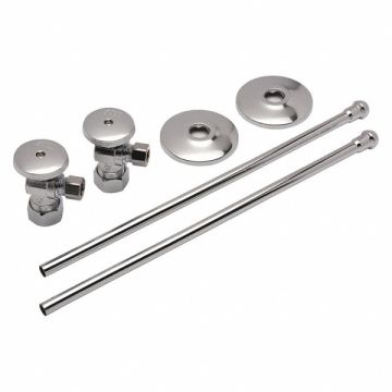 Supply Stop Chrome Inlet Size 1/2 in.