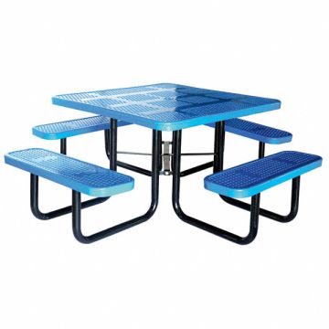 E5614 Picnic Table 80 W x80 D Blue