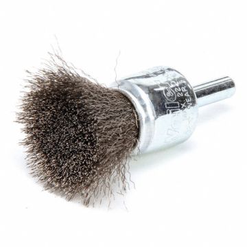 Crimped Wire End Brush Stainless Steel