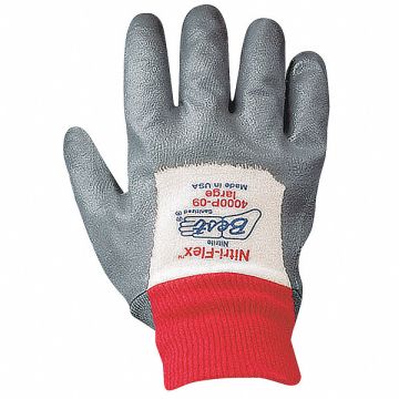 Coated Gloves White/Gray 10 PR
