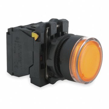 Illuminated Push Button 22mm Orange