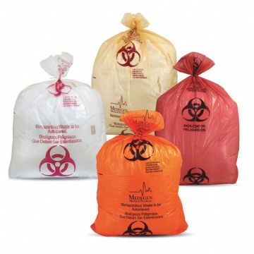 Autoclavable Biohazard Bags LDPE PK 200