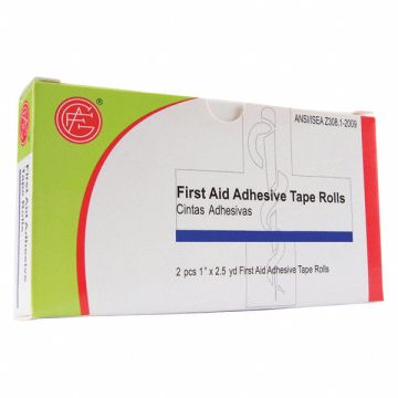 First Aid Tape Wt 1 W x 2-1/2 yd. L PK2