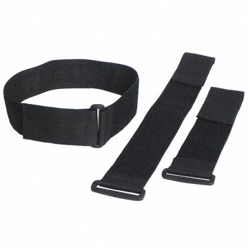 Reclosable Cinch Straps Black PK10