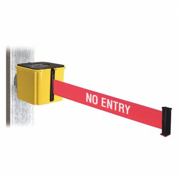 Belt Barrier Yellow Magnet 4-1/2 in W