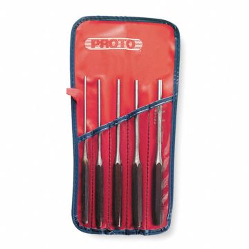 Drive Pin Punch Set 5 Pieces S2 Steel