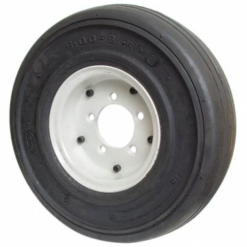 Solid Rubbr Wheel Assembly/No Hub 16 in.