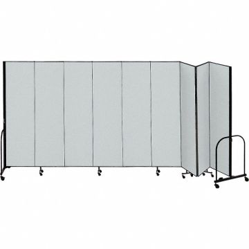 F1896 Partition 16 Ft 9 In W x 6 Ft H Gray