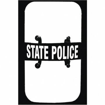 State Police Riot Shield Clear