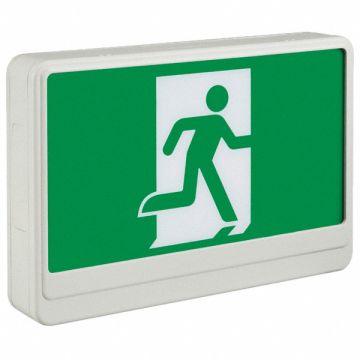 Exit Sign LED Green Letter Color 2 Faces