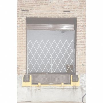 Folding Gate Gray 7 to 8 ft Opening W