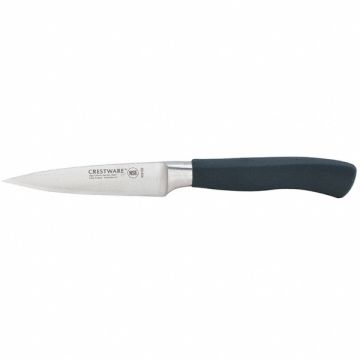 Paring Knife Straight 3-1/2 in L Black