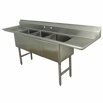 Scullery Sink Rect 18inx24inx14in