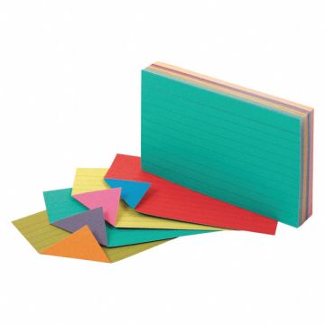 Extreme Index Cards 3x5 Assorted PK100