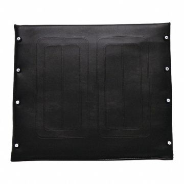 Vinyl Seat Upholstery 22 W 10 Hole Black