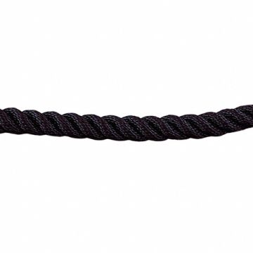 Barrier Rope 1-1/2 In x 6 ft Black