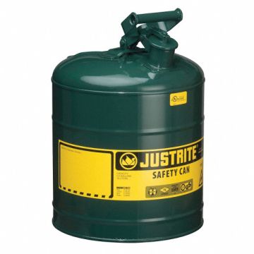 Type I Safety Can 5 gal Green 16-7/8In H