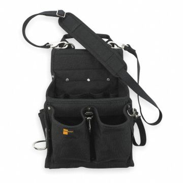 Black Tool Pouch Ballistic Polyester