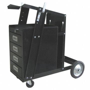 Welding Cart with Drawers 1 Shelf Steel