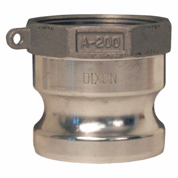 Cam and Groove Adapter 1/2 Aluminum