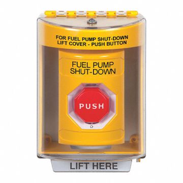 Fuel Pump Shutdown Push Button 2-7/8 D