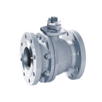 Valve, Ball, 3PC Floating, 3", 300#, Flanged RF, FP, WCB/SS316/TFE/Viton, Lever Op.